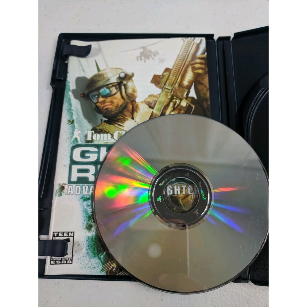 TOM CLANCY'S GHOST RECON ADVANCED WARFIGHTER - PS2 - W/MANUAL - FREE S/H (V) - Picture 3 of 5